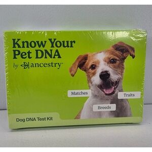 Ancestry DNA Know Your Pet Dog DNA Test Kit New Sealed READ! Important Info!